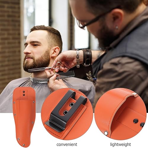 Miniatura 6 de Podadora de cuero para jardín, podadora de piel sintética, bolsa de tijeras de peluquería para jardinería