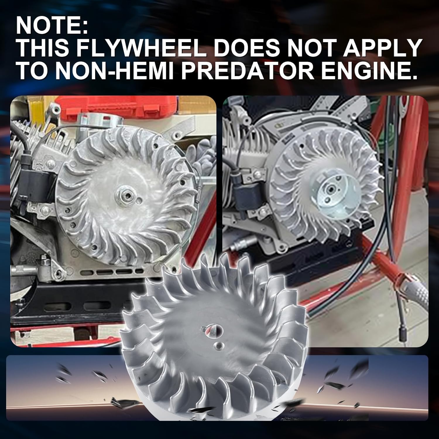 Aluminum Flywheel 10krpm With No Rev Limit Ignition Coil For Predator 212cc Hemi Only Engine Mini Bike Go Kart