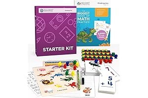 Library Kit for Kids: Calvert Kindergarten Starter Kit and Clubhouse Biggest Book of Math Practice