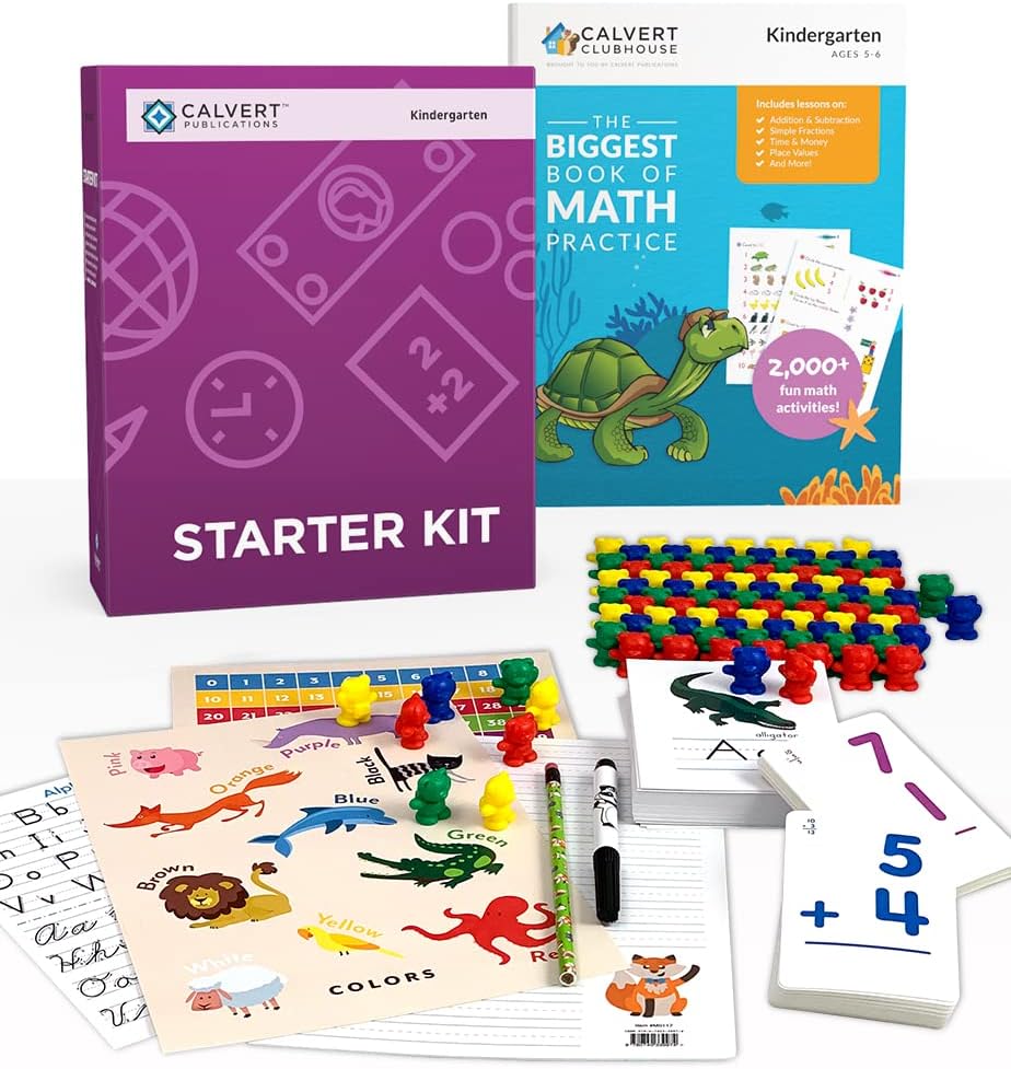 Amazon.com: Calvert Kindergarten Starter Kit and Clubhouse Biggest Book ...