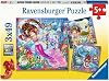 Ravensburger 3x49 Piece Puzzle WD Mermaid