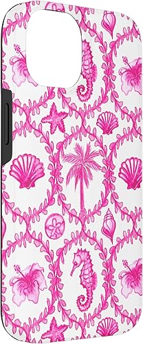 Miniatura 6 de Funda rosa hawaiana para iPhone 11 Pro Max Coastal Nieta Coco Girl Preppy