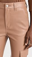 Vista 6 de Pantalones cargo de piel sintética Cassie para mujer
