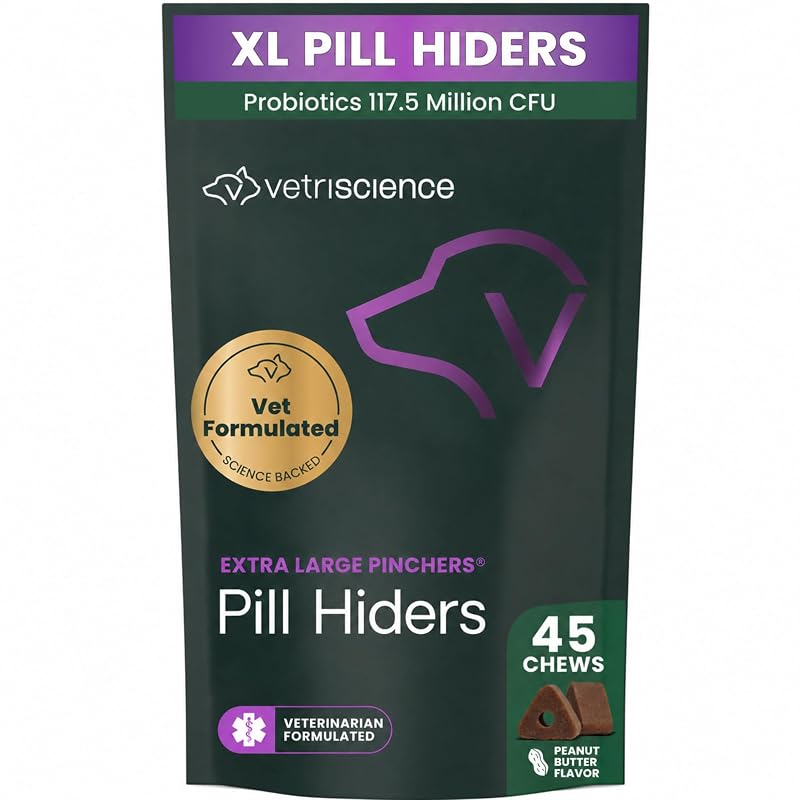 Esconde-Comprimidos XL para Cães com Manteiga de Amendoim VETRISCIENCE, 45 unidades