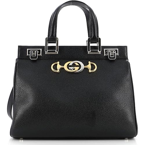 Gucci, Pre-Loved Zumi Top Handle Bag Leather Small, Black