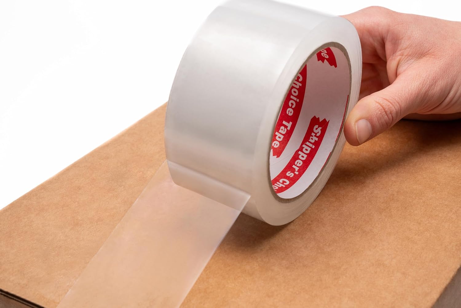 Shipper's Choice Tape Pack of 36 Rolls- 2" Wide Clear Packing Tape, Efficient, Super Adhesive, Large Rolls