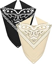 Van Der Rich ® - 2 Pieces Bandanas 100% Cotton for Men and Women