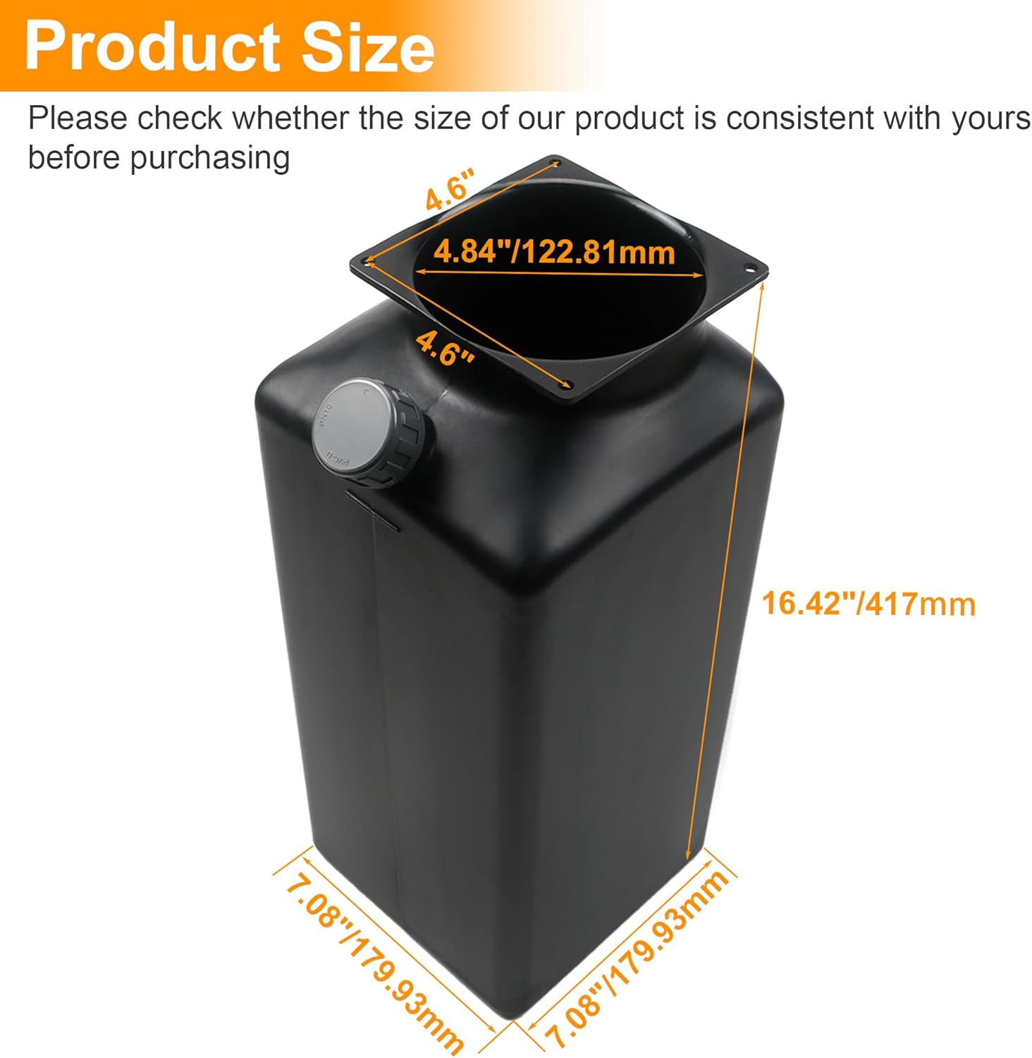 Power Unit Reservoir Oil Tank 10L P1427kit Replacement for Rotary Forward Hydraulics