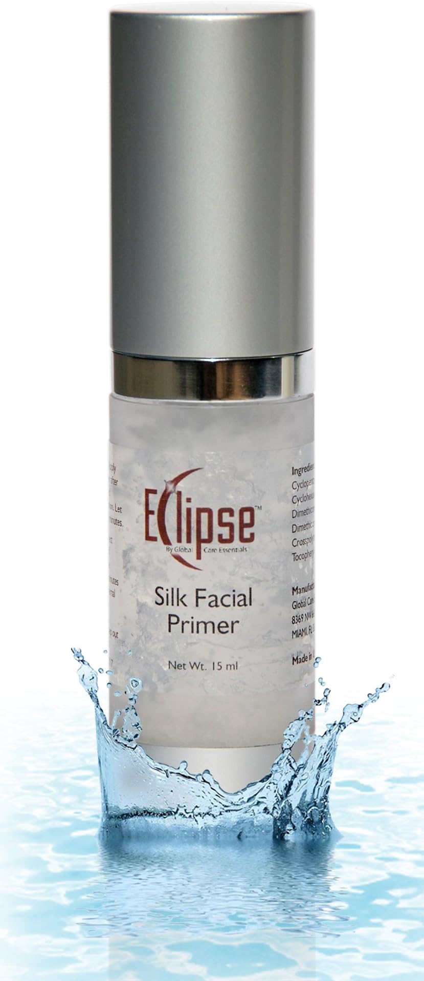 Ageless Face Makeup Primer by Eclipse I All-Day Foundation Serum Instantly Hides 100% of Blemishes, Enlarged Pores & Lines For A Gorgeous Airbrushed Look on Oily or Dry Skin, Acne, Rosacea & Eczema