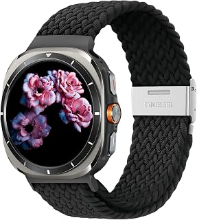 Adjustable Stretchy Braided Band Compatible with Samsung Galaxy Watch Ultra 47mm (2024)