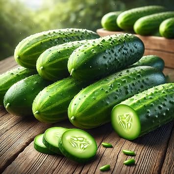 Seeds Self-Pollinated Cucumber Market Indoor Hybrid 38 Days for Pickling Non GMO