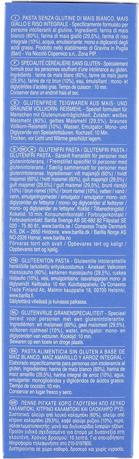 20x Barilla Penne rigate 400g senza Glutine Glutenfrei pasta nudel