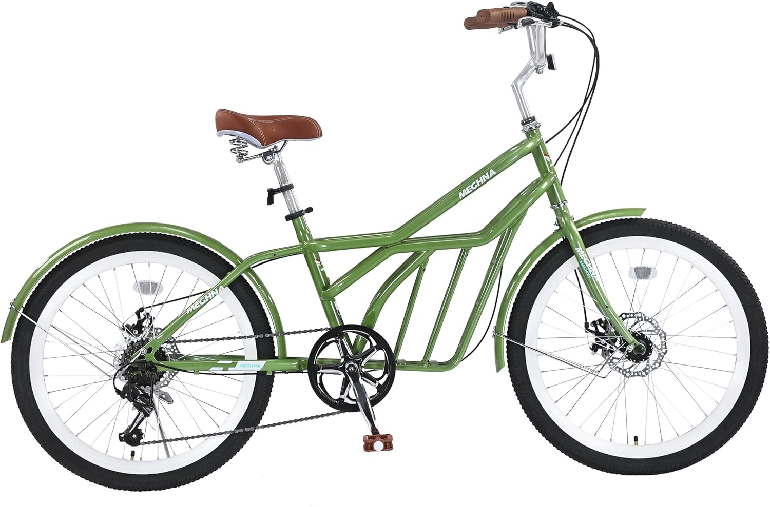 24 Inch Commuter Bike for Adults - 6 Speed with Steel Frame, Road Bicycle for Adults