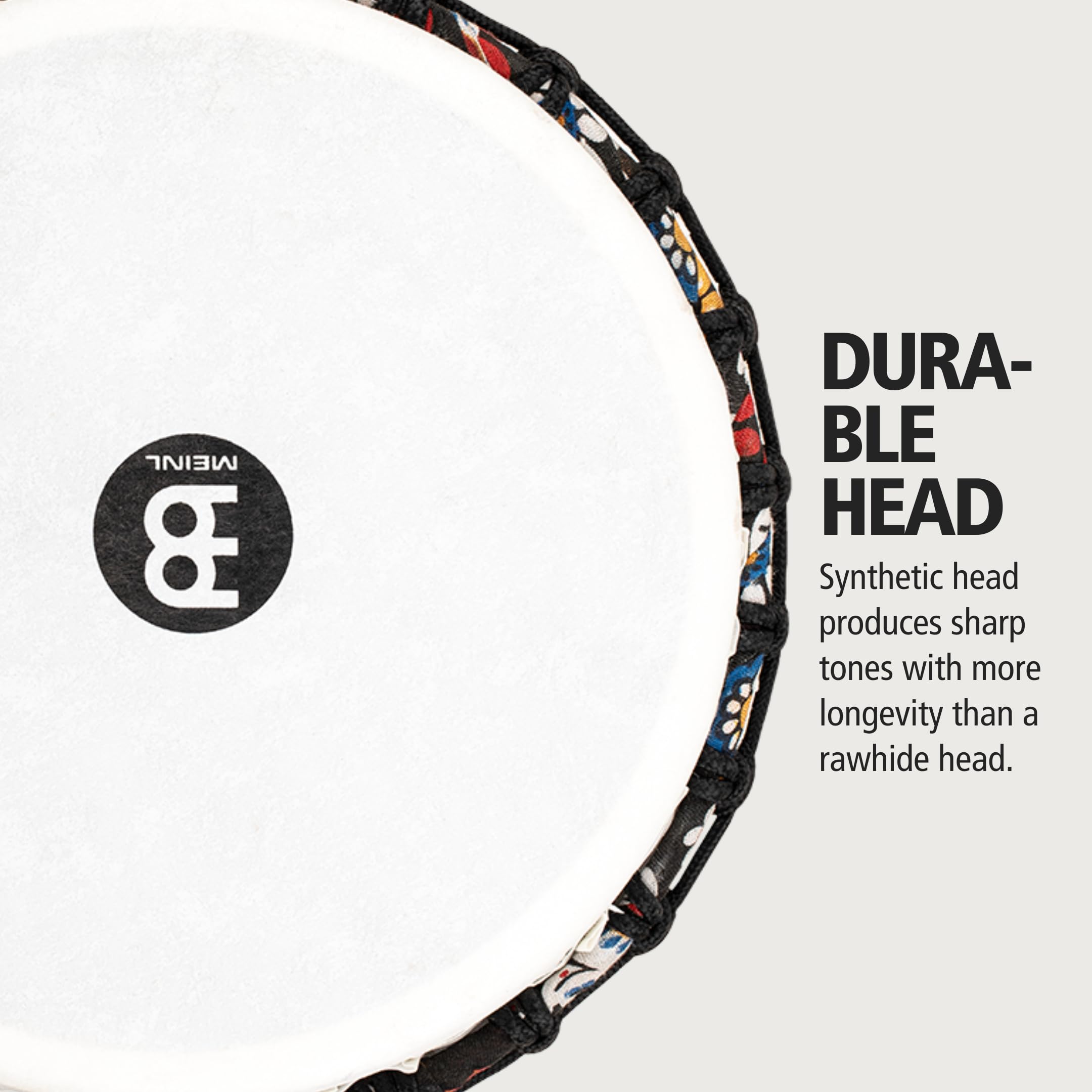 Meinl Percussion Travel Series Djembe -Pelle in Fibra Finitura Day of the Dead 10" (PADJ7-M-F)