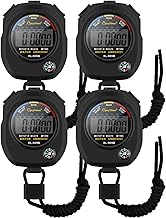 Sports Stopwatch Timer, BROTOU Professional Digital Stopwatch with Calendar Alarm Compass, Multi Handheld Stopwatch Timer for Swimming Running Football Fitness Coaches Referee (4)