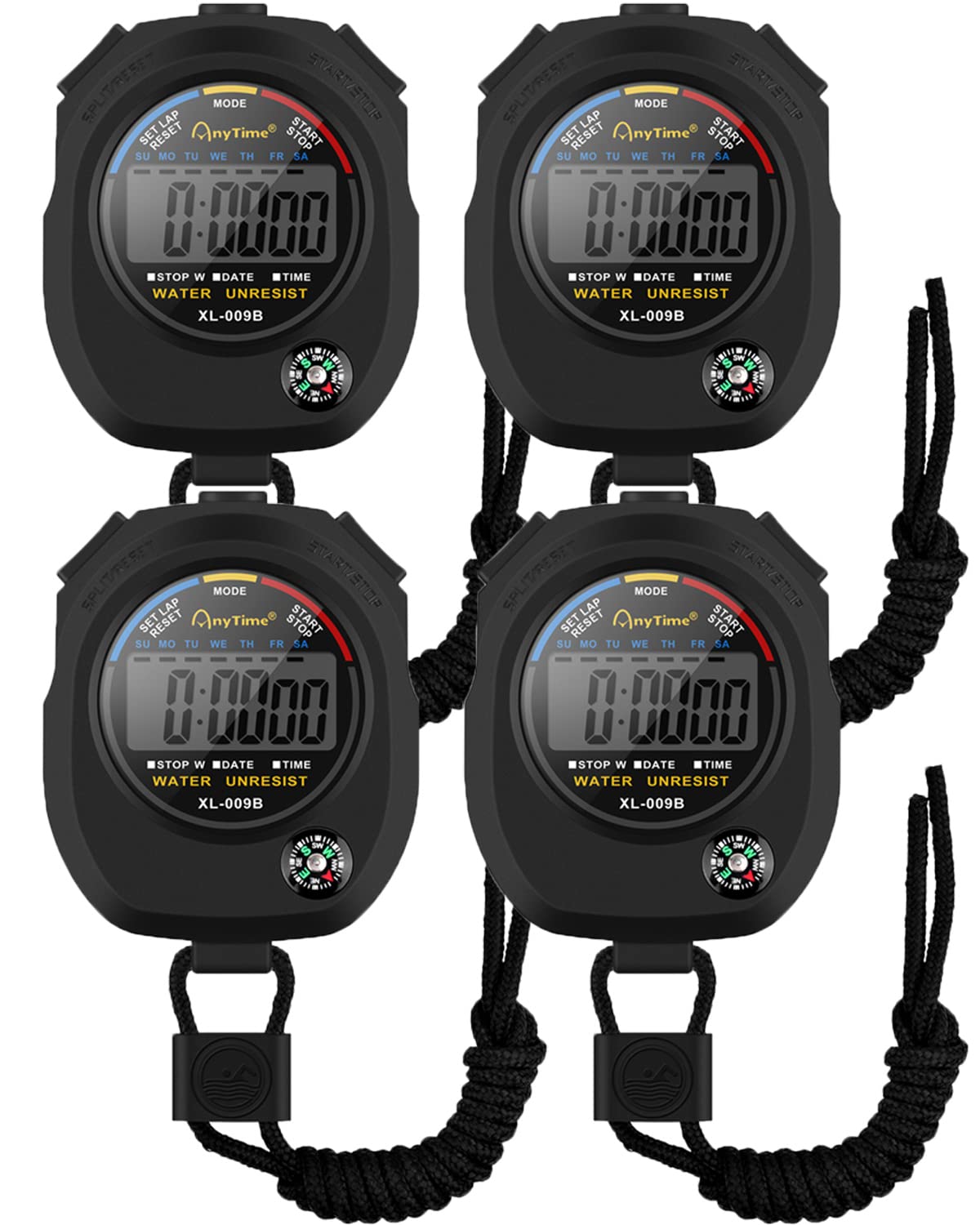 Buy Sports Stopwatch Timer, BROTOU Professional Digital Stopwatch with