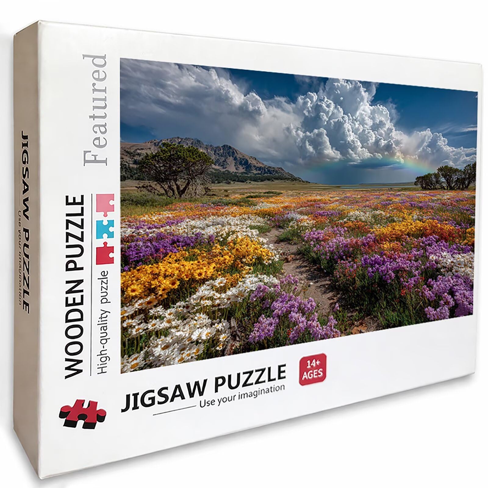 Puzzle 2000 elementów dla dorosłych kwiat, drewniane puzzle, 99 x 70 cm, dla mężczyzn, kobiet, starszych, seniorów, części, ściśle do siebie pasują, dekompresja, dekoracja ścienna, prezenty dla