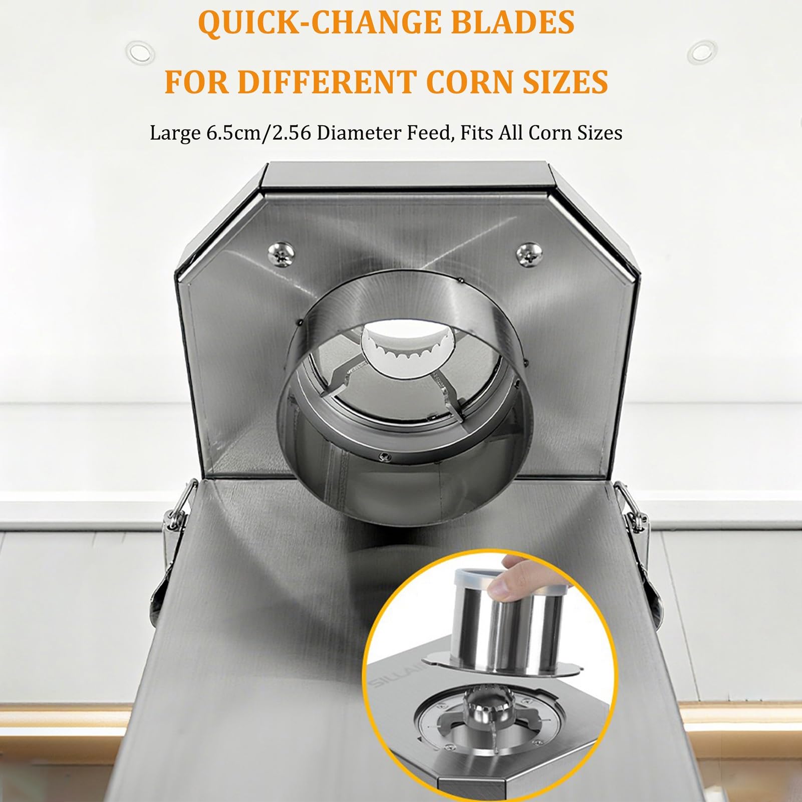 Sgranatrice Elettrica Per Mais Per Uso Commerciale E Domestico, Macchina Automatica Per La Sgranatura Del Mais, Sminuzzatrice Per Mais In Acciaio Inox Per Mais Fresco E Cotto