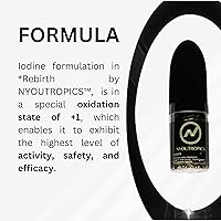 Vista 4 de Rebirth by NYOUTROPICS - Suplemento de yodo nootrópico (180 cápsulas veganas), proporciona apoyo cerebral y apoyo tiroideo para mujeres y hombres