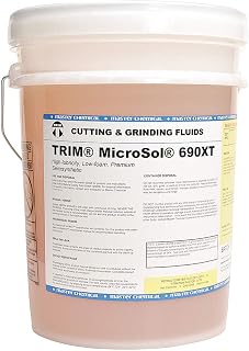 TRIM Cutting & Grinding Fluids MS690XT/5 MicroSol 690XT Low foam Premium Semisynthetic Microemulsion Coolant, High Lubricity, 5 gal Pail