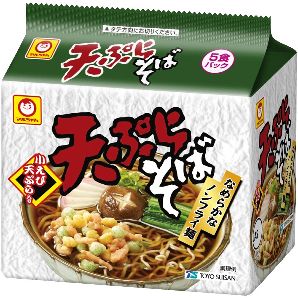 Amazon.co.jp: マルちゃん 天ぷらそば 5食 : 食品・飲料・お酒