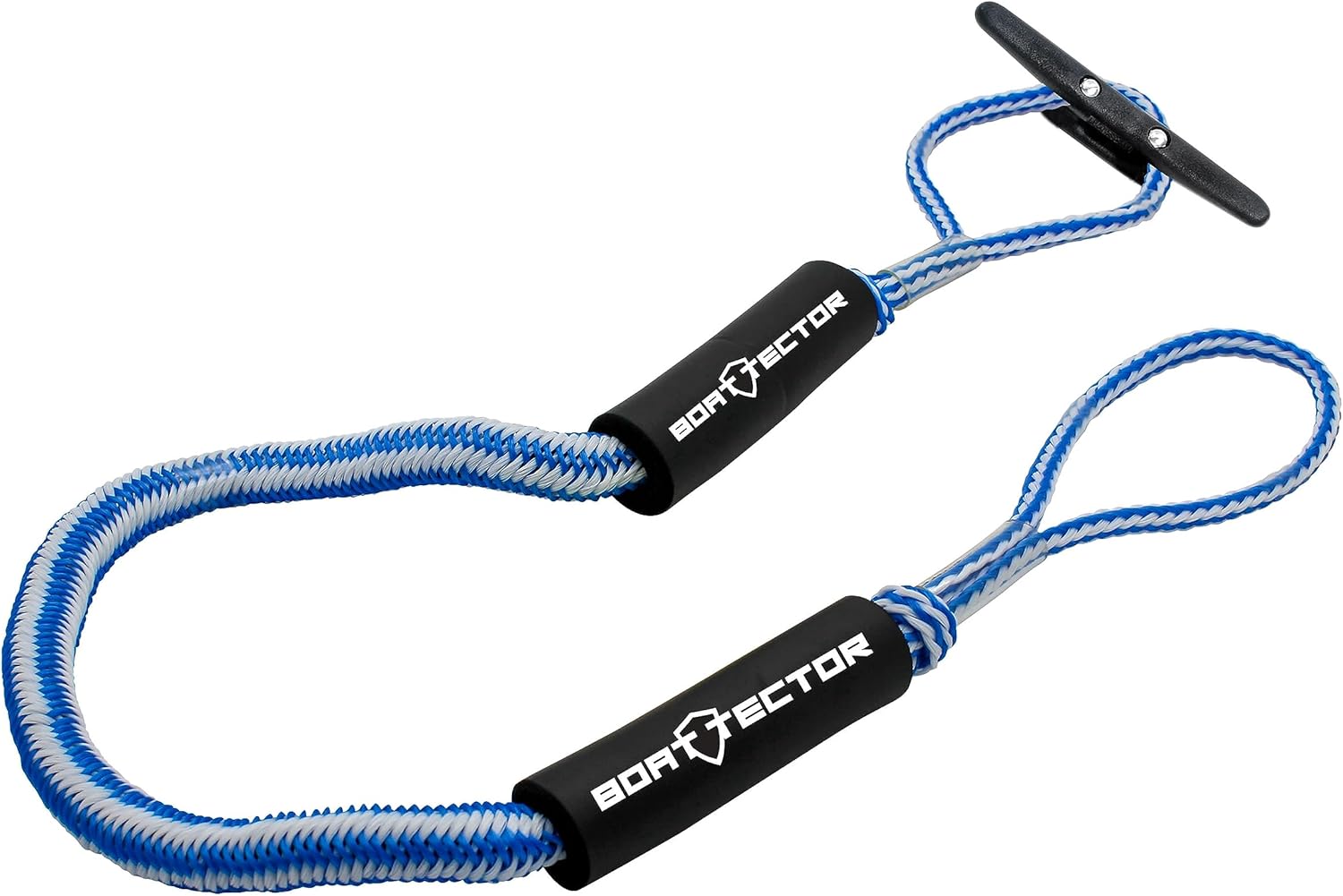 Extreme Max 3006.3059 BoatTector Bungee Dock Line Value 2-Pack - 7', Blue/White