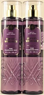Bath and Body Fine Fragrance Mist 2-Pack SWEET WHISKEY 8oz (16 oz. Total) Body Spray Perfume Mist Bottle