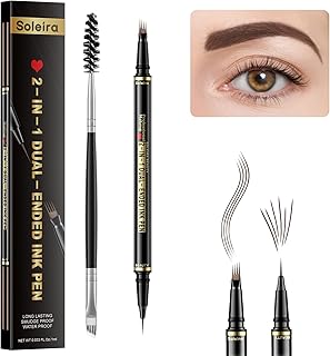 Pluma para cejas, lápiz de cejas impermeable ...