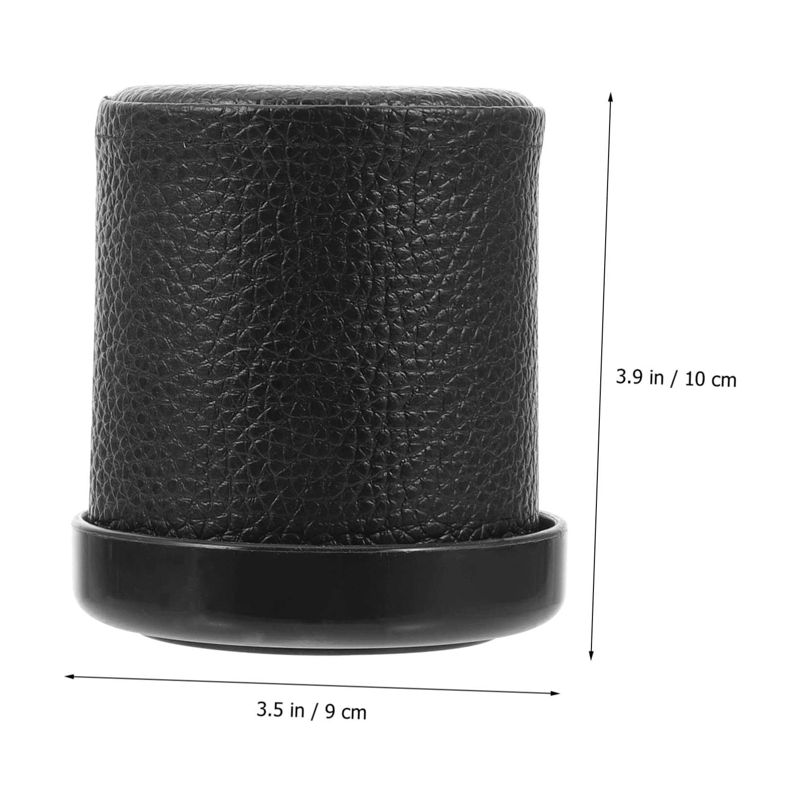 1 Juego de Vasos de Piel silenciosos para colador de Dados, Taza, Soporte para Cubos Reutilizable, Soporte para agitación, para Cubos de agitación, Accesorios de Juego Bar