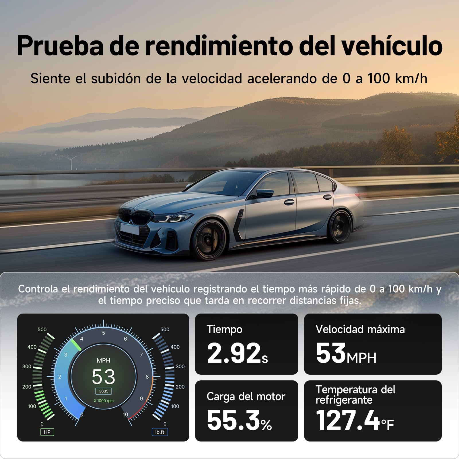 TOPDON Carpal-A OBD2 Diagnosis, Bluetooth Diagnosis Coche Multimarca,Diagnóstico de Todos los Sistemas, 6 Servicios Reset, AutoVIN, Smog Check, Guía de Reparación, Inspección del Motor