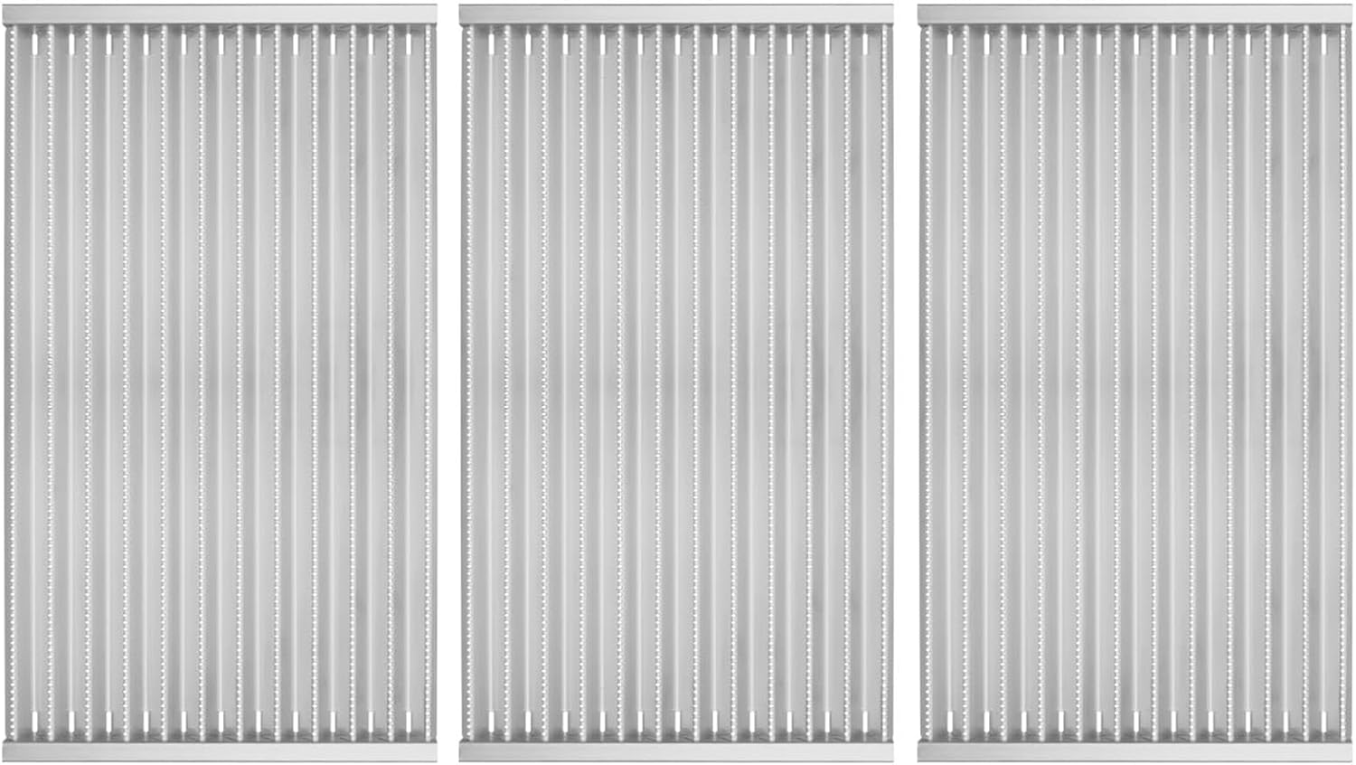 17 1/16"x 9 1/2"Grill Grates & Emitter Plates Replacement Parts for Charbroil TRU Infrared 4 Burner 463242715, 463242716, 463276016, 466242715, 466242815, 463257520, G533-0009-W1 G533-0009-W1A