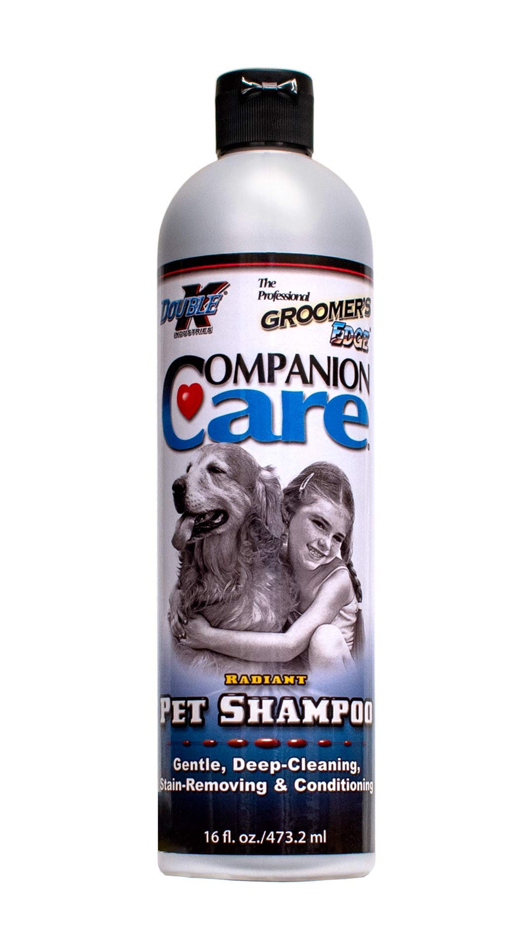 Radiant Pet Shampoo | Gentle, Deep-Cleaning, Stain-Removing & Conditioning for Dogs, Cats, and Most Household Pets | 16 fl oz Bottle