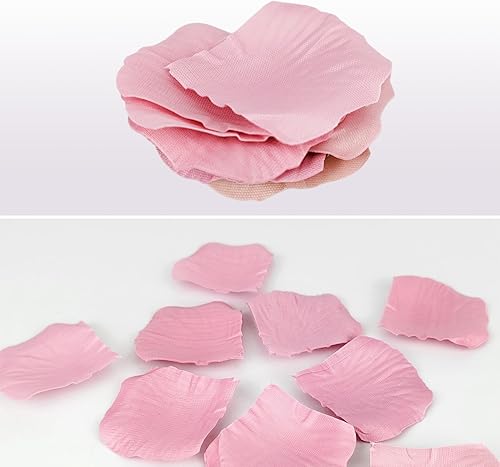 Vista 40 de JHFGJGH 500 exquisitos pétalos de rosa negros, pétalos de rosa de seda con emulación, pétalos de flores artificiales para noches románticas, bodas