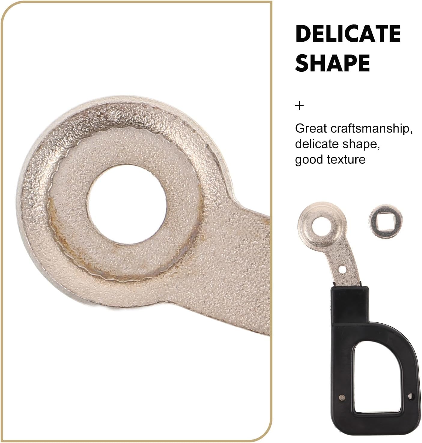 Steam Control Wrench with D Handle - Curved Handle Replacement Part for Electric Irons - Vent Switch Tool for Garment Production and Dry Cleaning