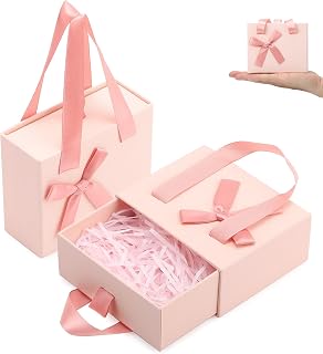 Segbeauty 2pcs 4.7x3.9x2'' Pink Packaging Chocolates Gift Box for Presents 商品图片