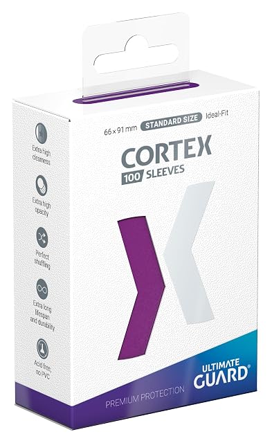 Foto 2 de 4 de Ultimate Guard Fundas Cortex tamaño estándar (100) (66 x 91 mm), color: morado