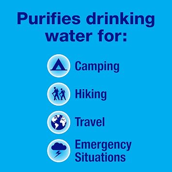 Potable Aqua Water Purification Tablets Two 50ct Bottles and Repel 100 Insect Repellent Pump Spray 4-Fluid Ounces 10-Hour Protection