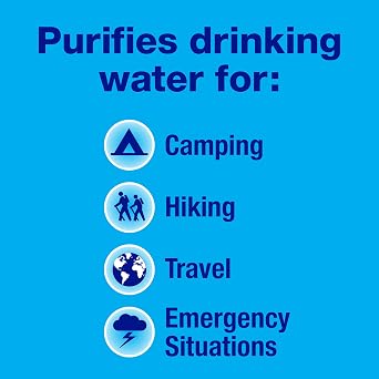 Potable Aqua Chlorine Dioxide Water Purification Tablets - 20 Count