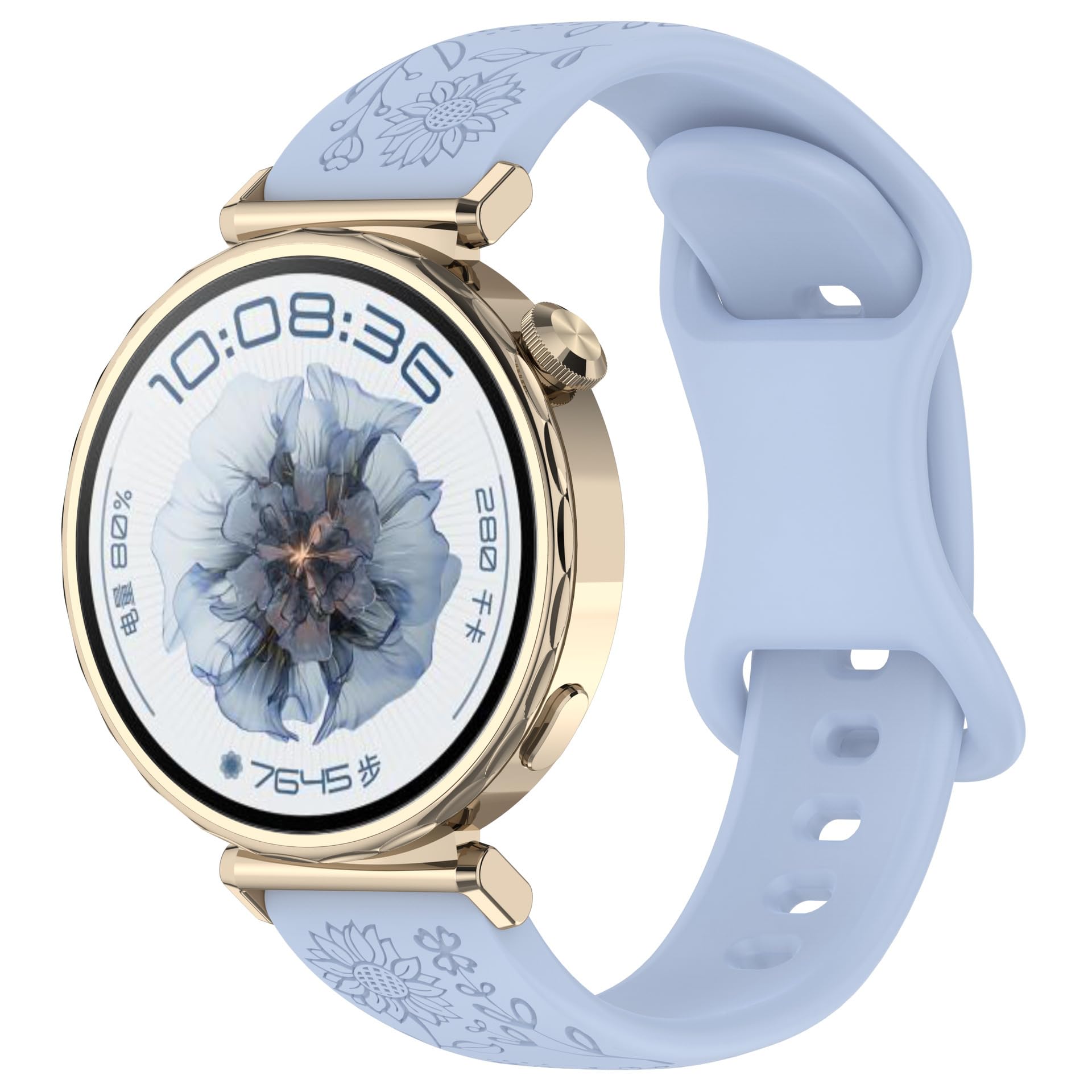 Correa de silicona de repuesto para Amazfit Bip 6/Bip 5/Unity/GTR 4/3/3 Pro/2/2e/47 mm/Pace/Stratos 2/2S/3/Balance 46 mm