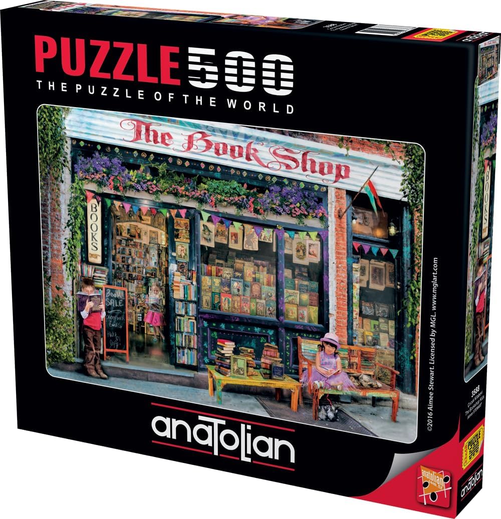 Anatolian Puzzle - The Bookshop Kids, 500 Piece Jigsaw Puzzle, #3588