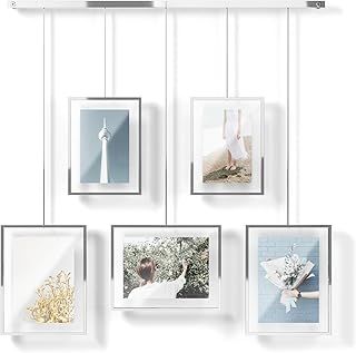 Umbra Exhibit Adjustable Photo Display – DIY Collage Set Mounts in Vario...