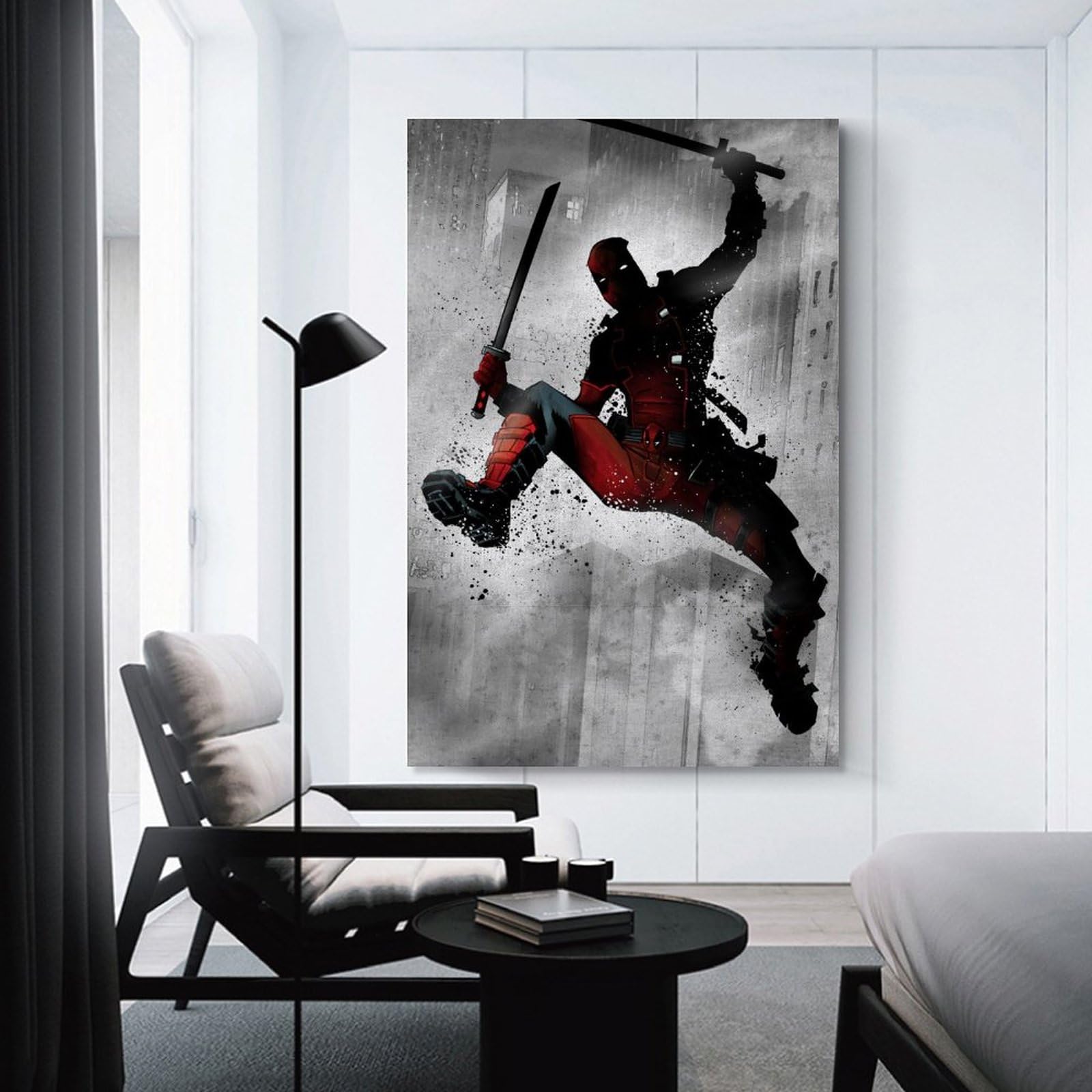Deadpool Poster decorativo su tela da parete e stampa artistica moderna per camera da letto familiare poster decorativo 30 x 45 cm