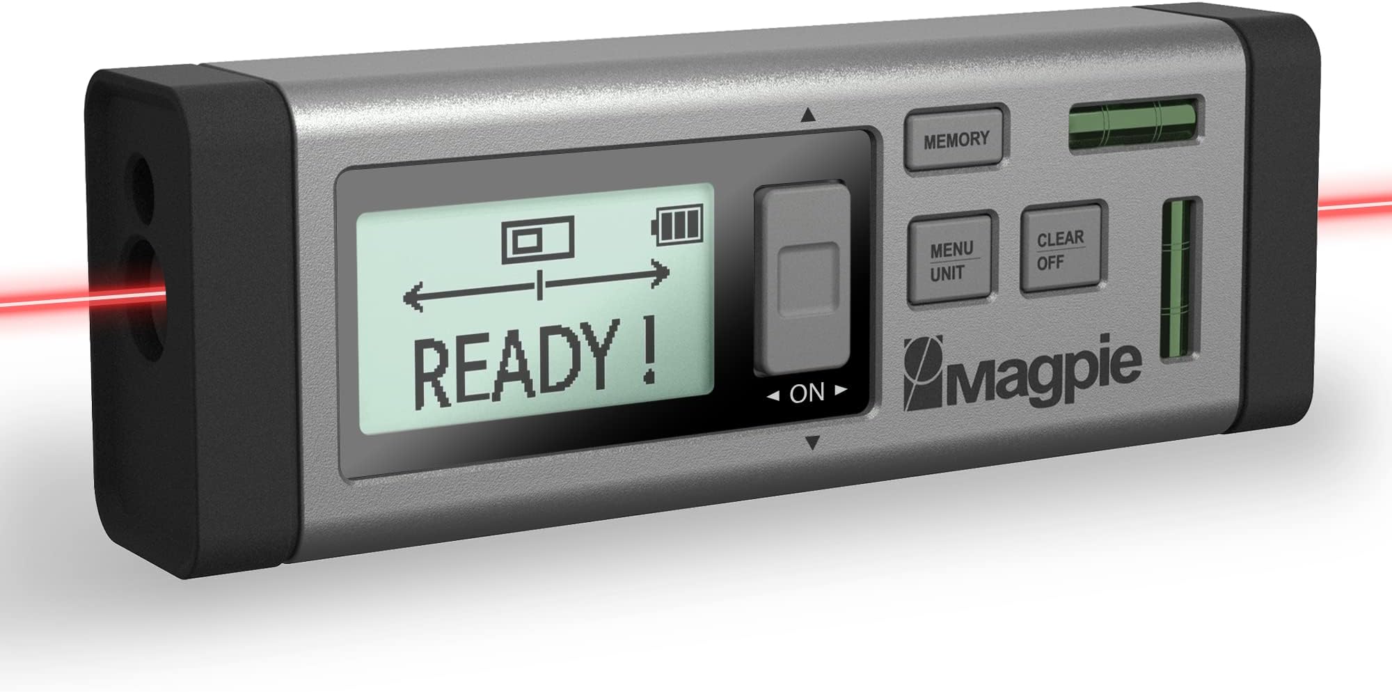 The First Bilateral Laser Measurement Tool - MAGPIE VH-80, 262ft/80m Dual Laser Distance Meter with Bluetooth App Connection, Laser Measure with 2 Bubble Levels for Fast, Precise Results