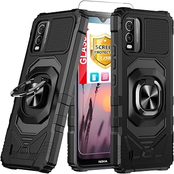 TJS Compatible for Nokia C210 Phone Case Black