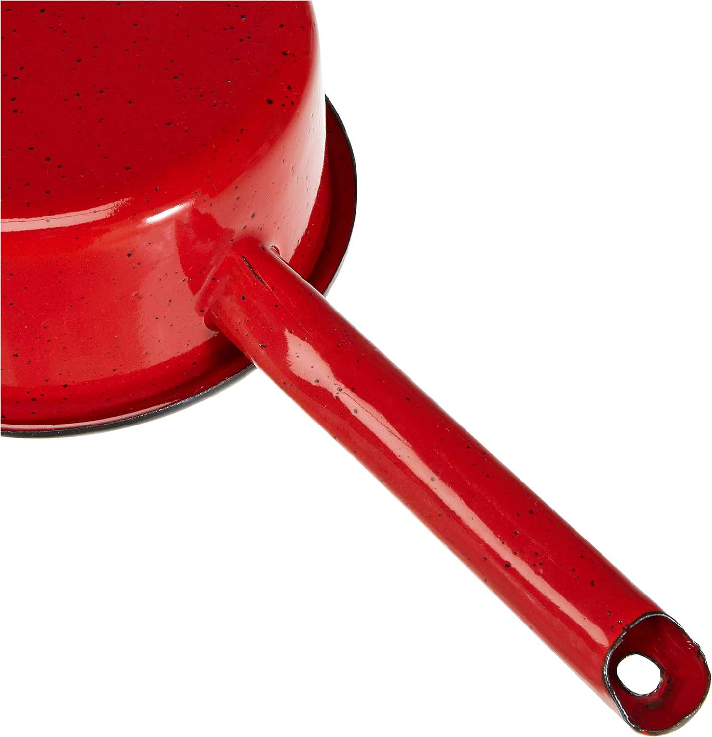 IBILI Saucepan Promo 12 cm of Enamelled Steel in red/White, 12 x 12 x 12 cm