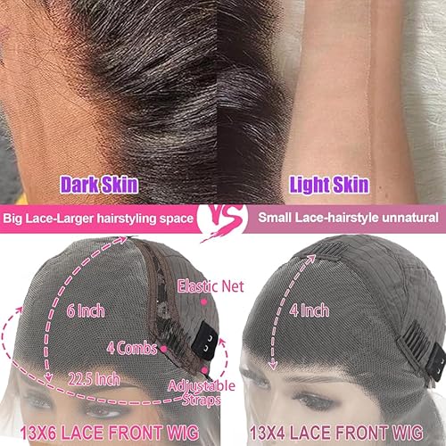 Vista 7 de ITODAY Pelucas de cabello humano ondulado con encaje frontal de 13 x 6 pulgadas, predepiladas, 26 pulgadas, densidad del 200%, pelucas de cabello