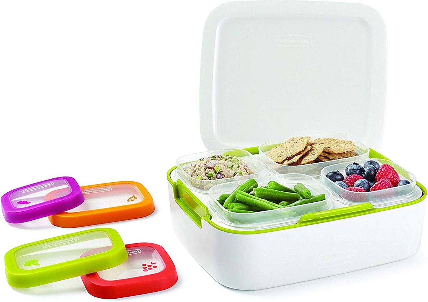 Amazon.com: Rubbermaid Balance Pre Portioned Meal Kit Food Storage ...