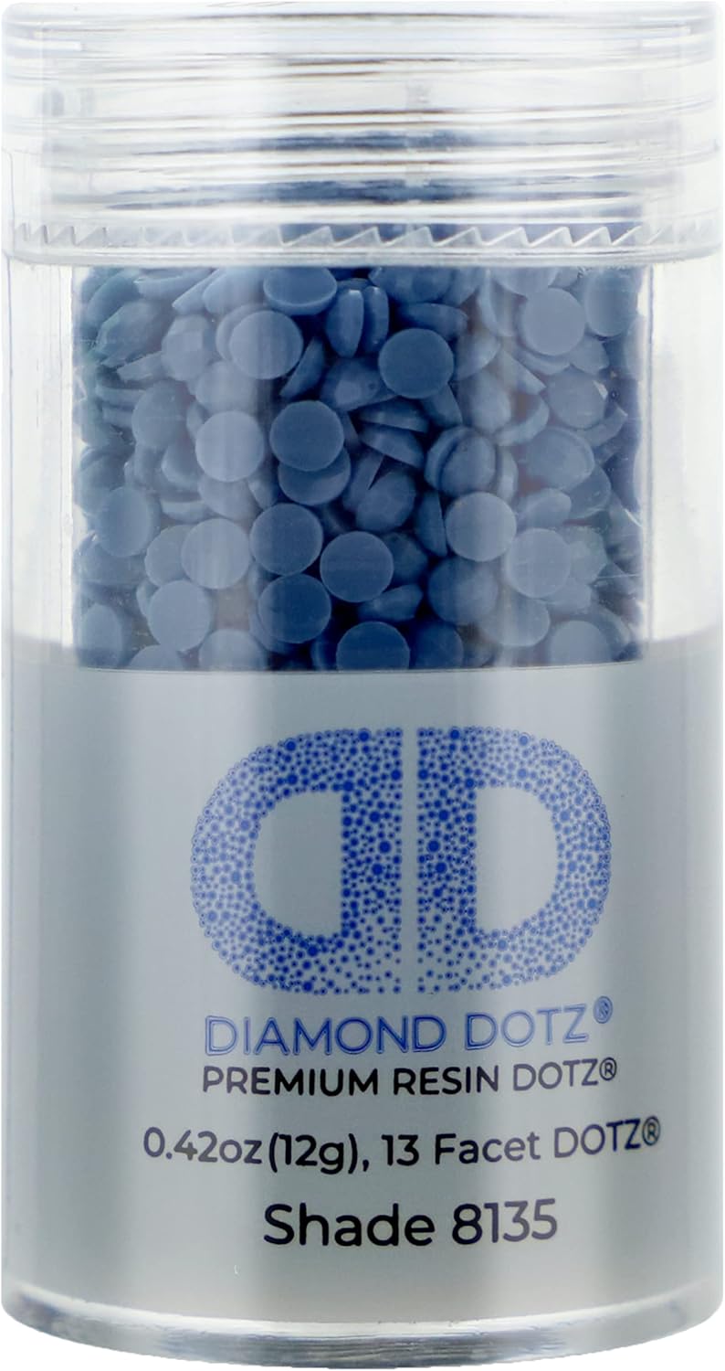 Diamond Dotz 2.8MM 12G Cylinder Pale Denim - Freestyle Diamond Painting Beads, Diamond Art Beads, Replacement Drills, Loose Gems for DIY Crafts and Art Projects