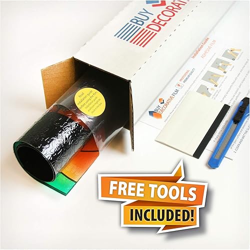 Miniatura 3 de BDF 3FSH - Vidriera para ventana (35.8 in x 157.5 in, 6 patrones)