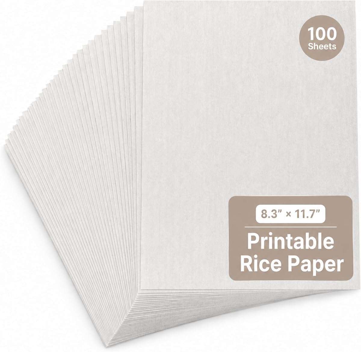 Bryxium Printable Rice Paper 100 Sheets